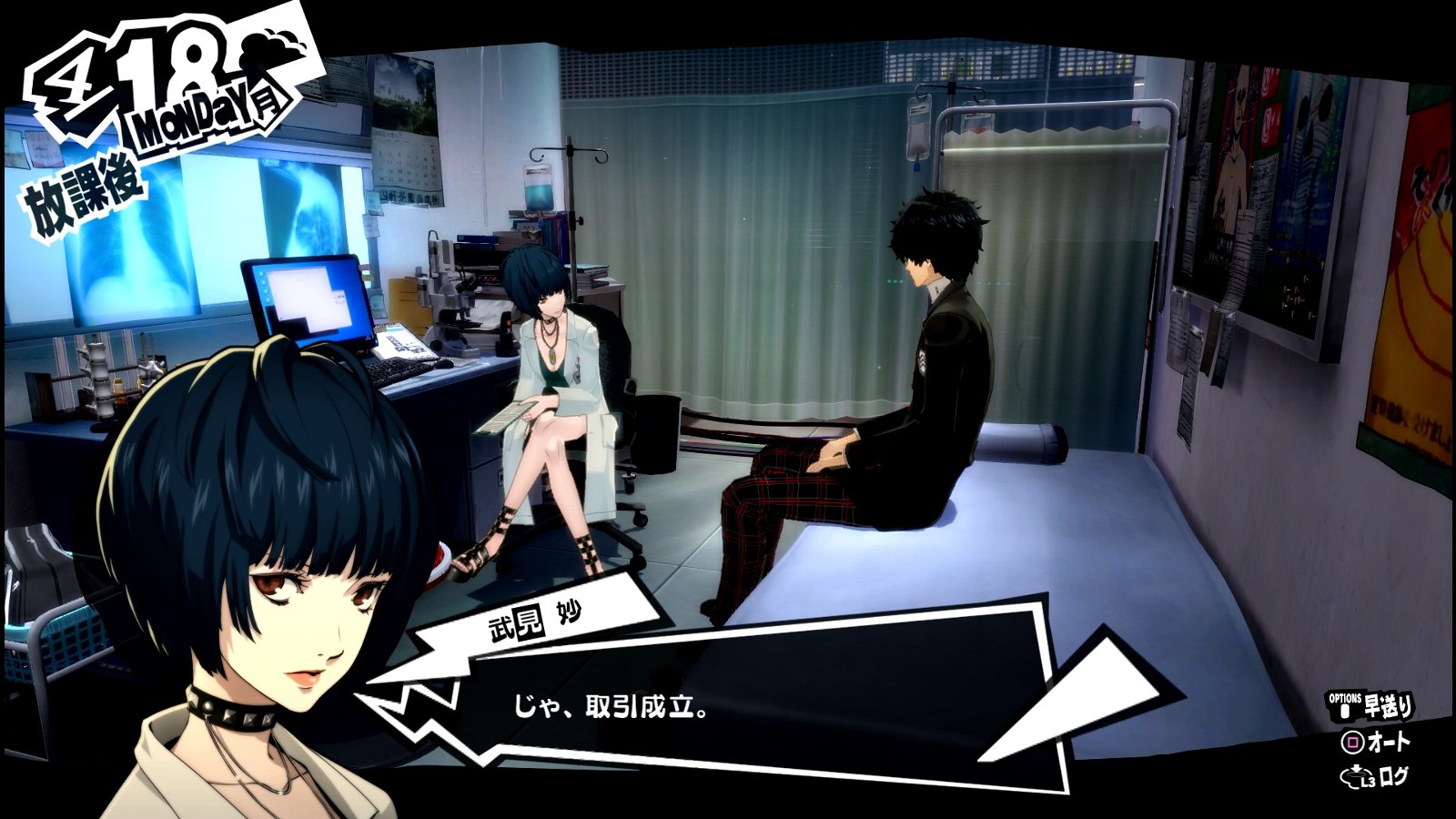 ペルソナ5 ザ ロイヤル P5r その2 4月18日 4月日 西へ東へ