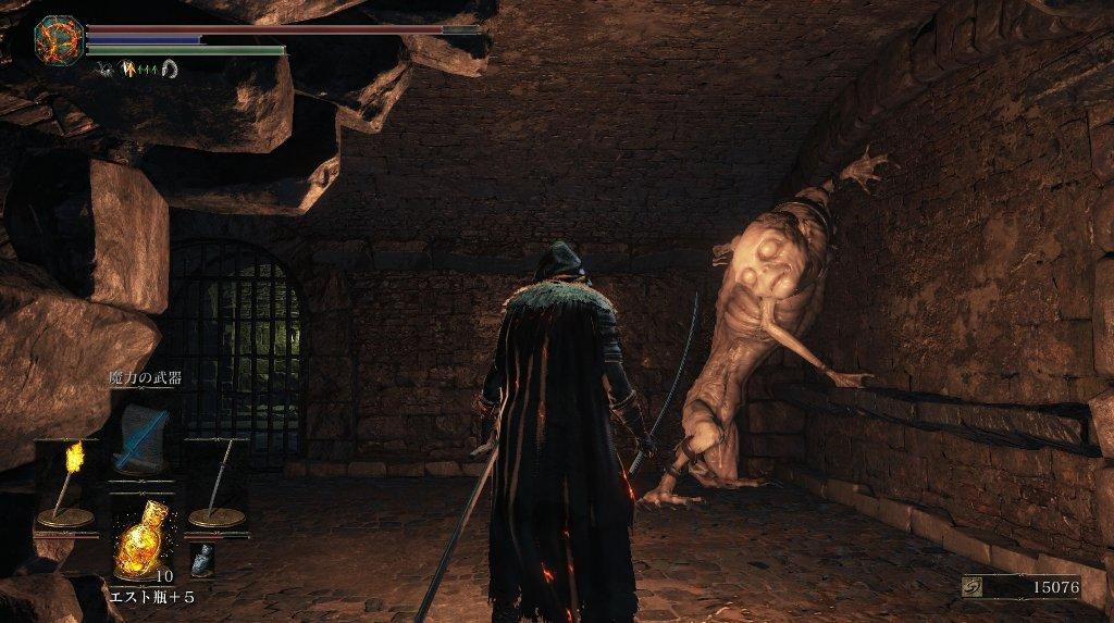 DARK SOULSIII ダークソウル3 その19 [イルシールの地下牢] 西へ東へ