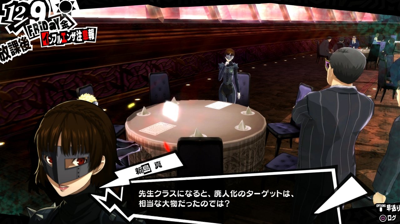 ペルソナ5 その51 12月9日 西へ東へ