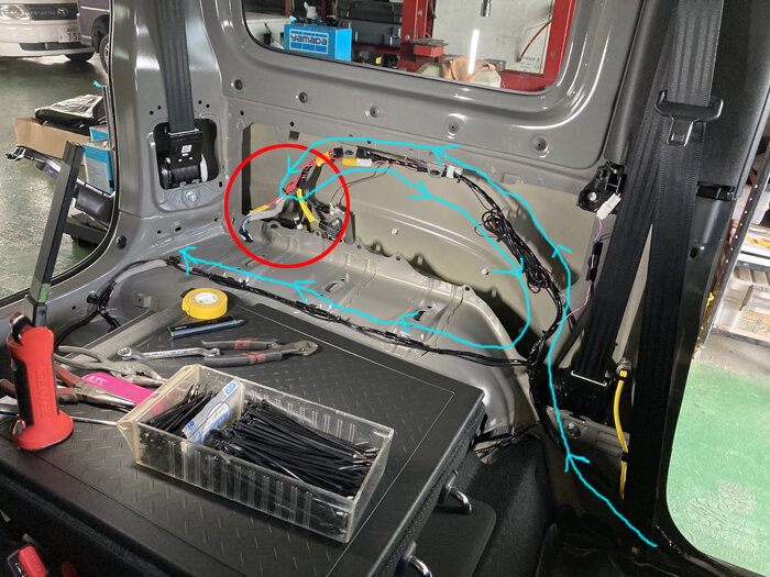 シエラ納車準備 その2 リアカメラ関係 超ショートなblog 仮