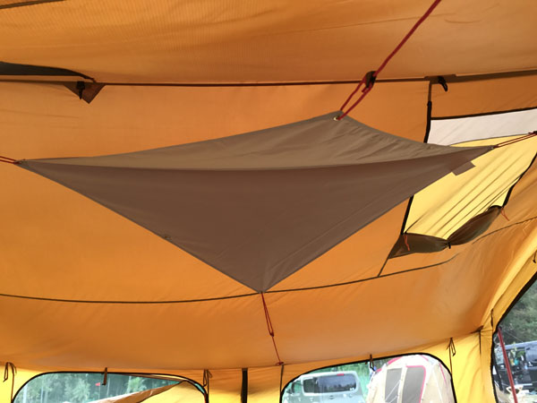 廃盤品 テンマクデザイン 焚き火タープTCウィング 難燃シート付き テン