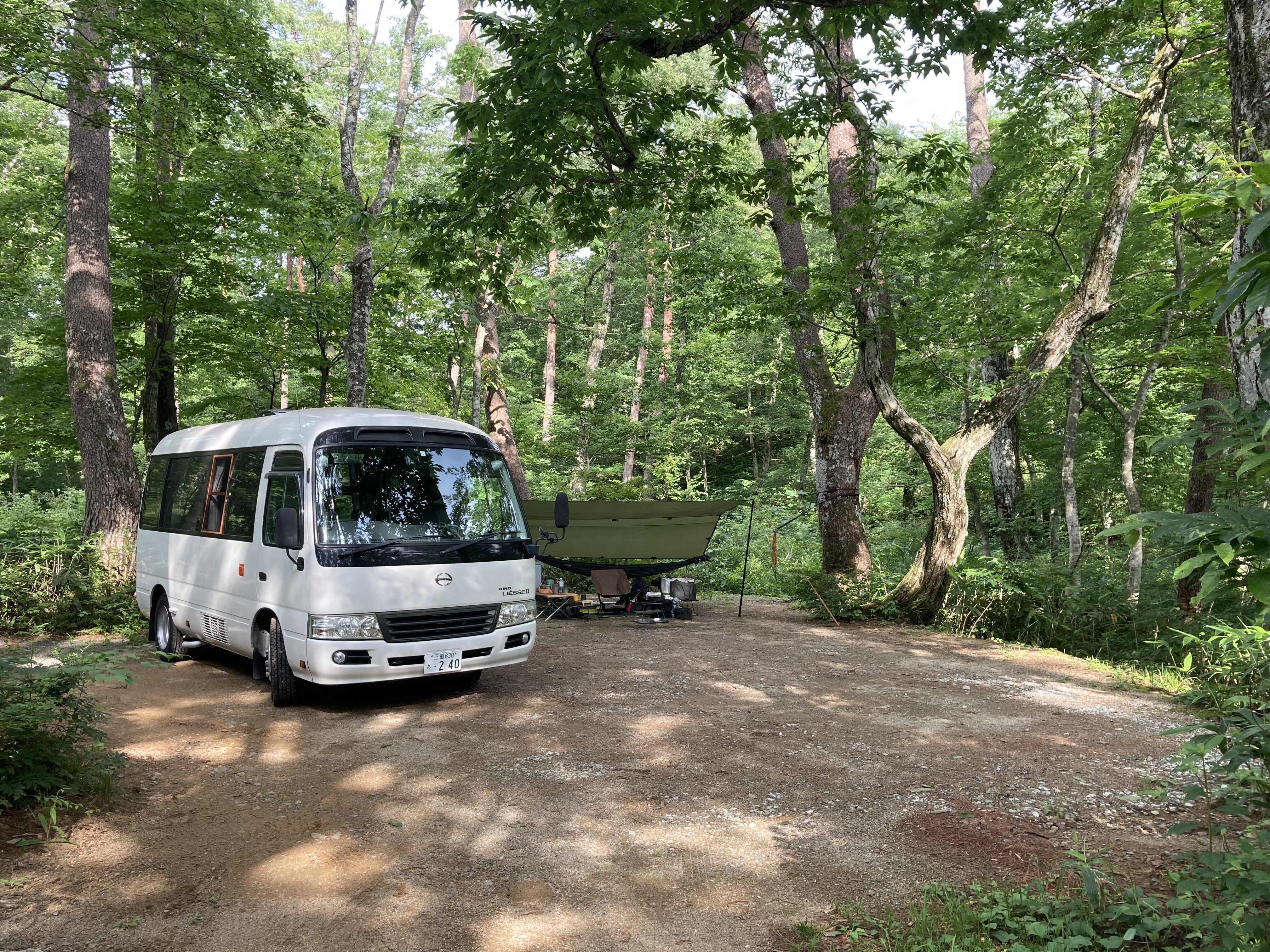 バス90 91泊目 梅雨のひるがの高原で山籠り 超ショートなblog 仮