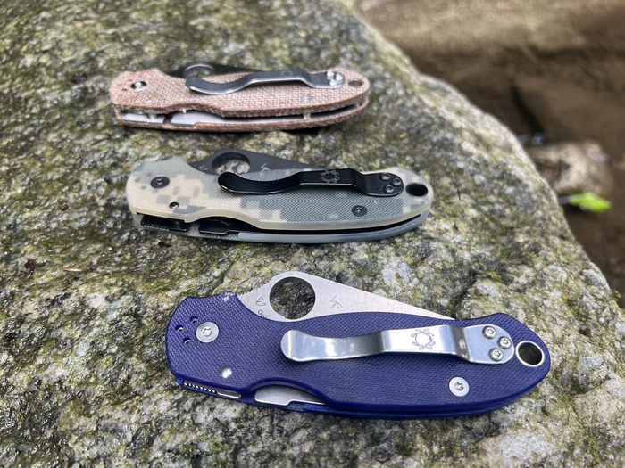 新品‼️スパイダルコ　パラ3 para3ブルー Spyderco PARA3 Cobalt Blue｜マイベストナイフそれがパラ3