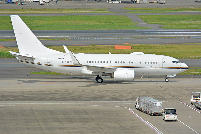 A6-RJV Boeing 737-700BBJ Royal Jet : Airplane and Weather Diary