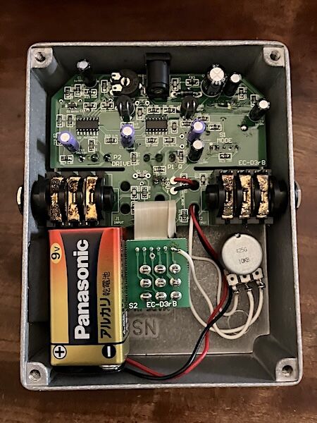 ギター electro-harmonix micro q-tron mod Micro Q-Tronの改造：ボリュームポットを追加する : what's my scene