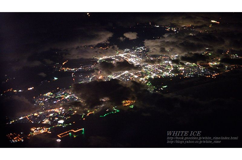 秋田市夜景 White Ice 秋田市夜景 White Ice