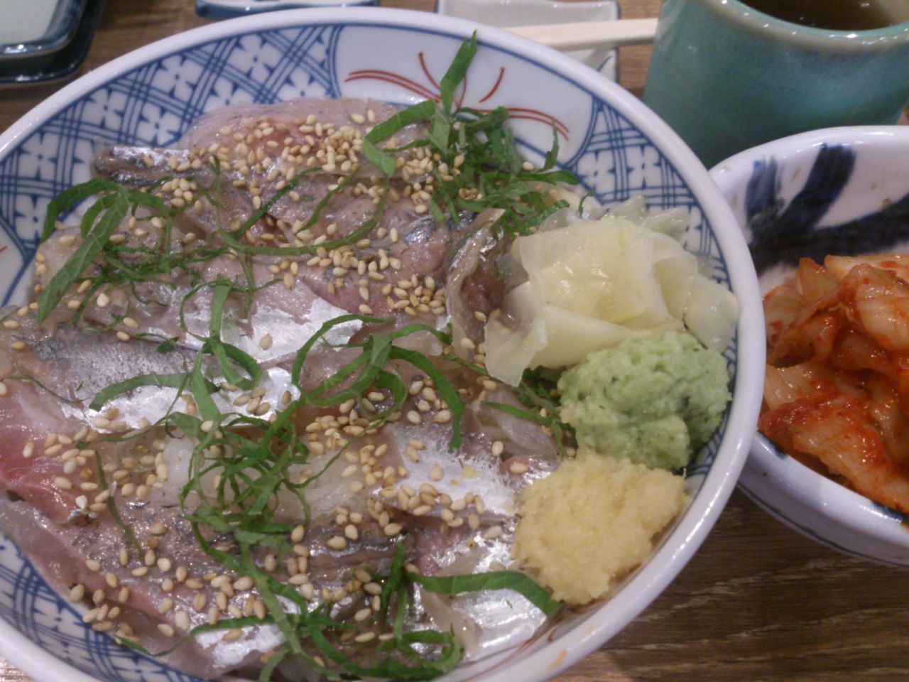 磯丸水産 アジ丼 東山水上行 磯丸水産 アジ丼 東山水上行