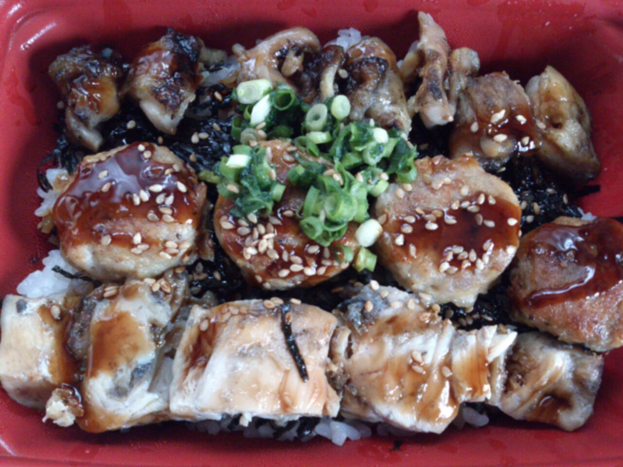 なか卯 鶏づくし重 東山水上行