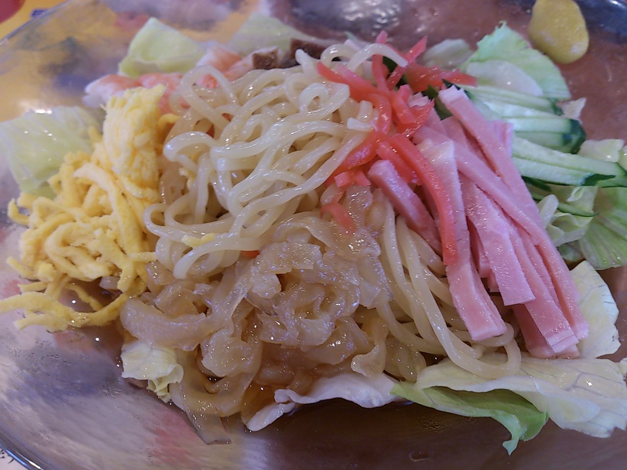 幸楽苑 ごま油香る 彩り野菜と蒸し鶏の さっぱり冷し中華 東山水上行