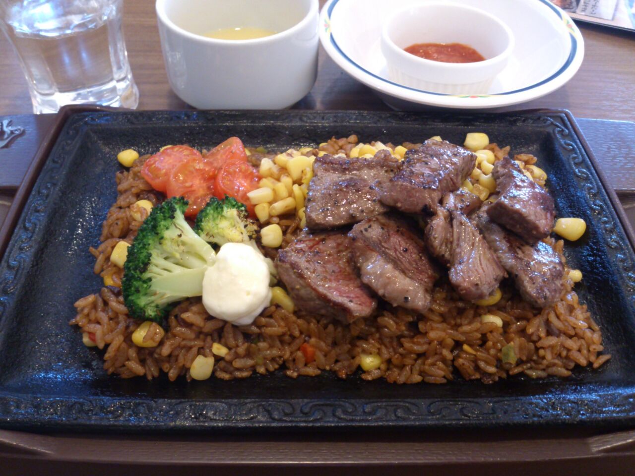 ステーキガスト みすじカットステーキ メキシカンピラフ鉄板焼き 東山水上行 ステーキガスト みすじカットステーキ メキシカンピラフ鉄板焼き 東山水上行