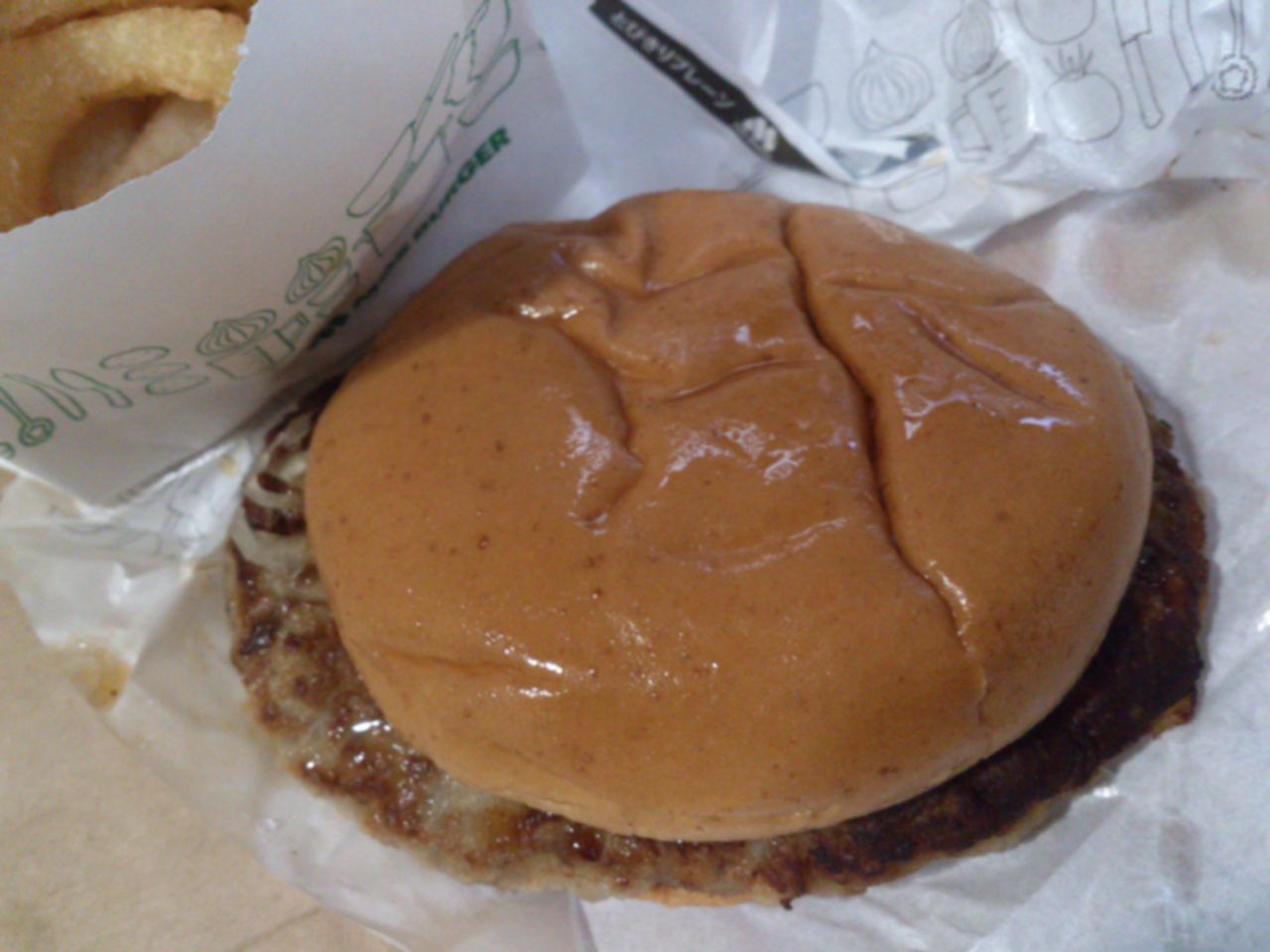 モスバーガー とびきりハンバーグサンド 和風ソース 東山水上行