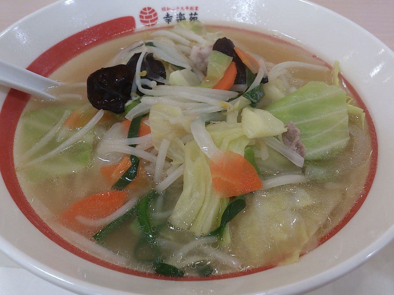 お墓の整理と 幸楽苑の塩野菜ラーメン 東山水上行