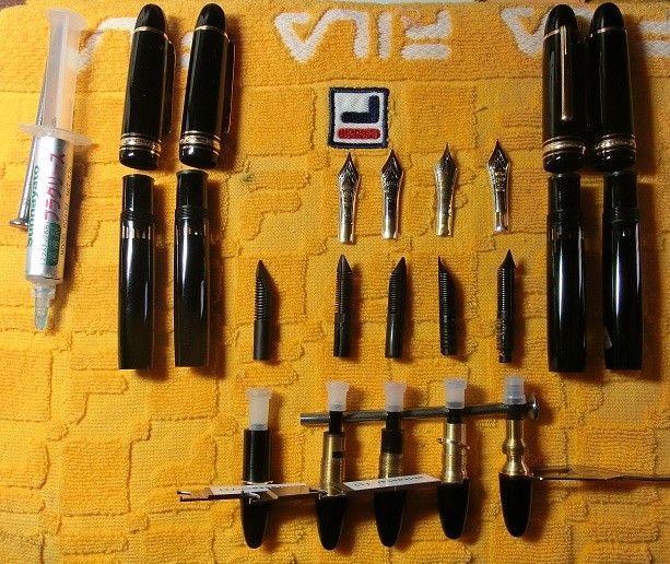 モンブラン 149 90年代 ヘミングウェイペン芯 18K 中白 筆記具｜万年筆