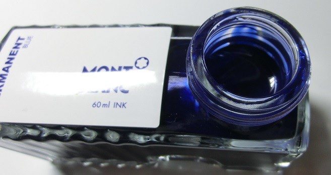 MONTBLANC PERMANET BLUE : 萬年筆の迷走