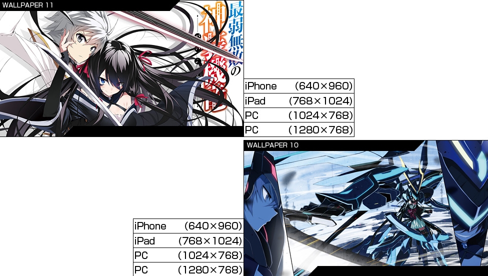 壁紙 更新 最弱無敗の神装機竜 公式サイトで無料配布中 セリスの壁紙が2枚追加 うぃるべるのぶろぐ