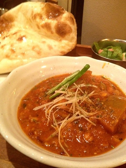 冬瓜とチキンとレンズ豆カレー at 印度食堂 なんかれ SnapDish 料理カメラ