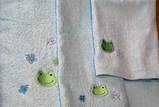 カエルのタオル アーニル刺繍