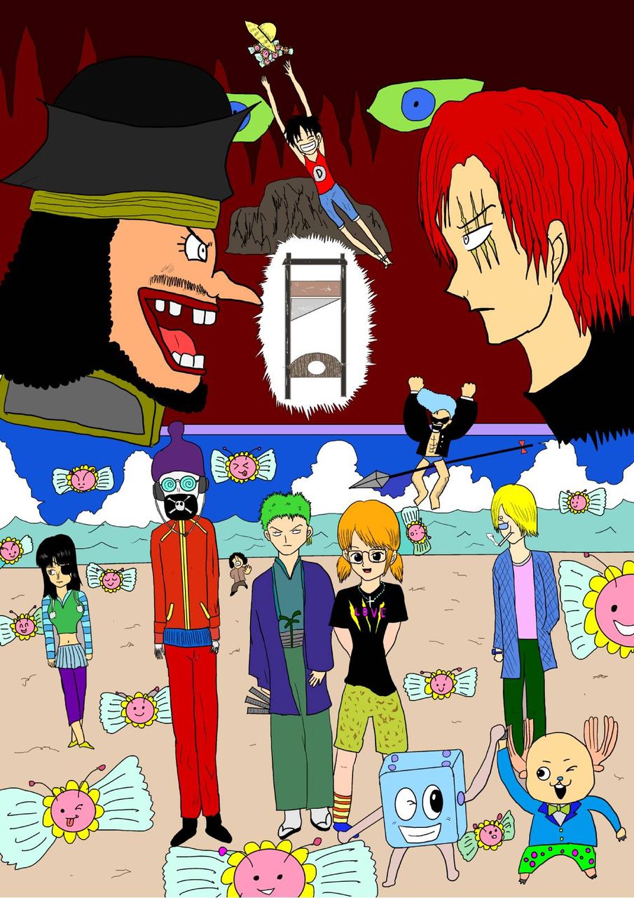 ４年前に描いたワンピース最終回予想漫画をうｐしてくから感想お願い ワンピースまとめ