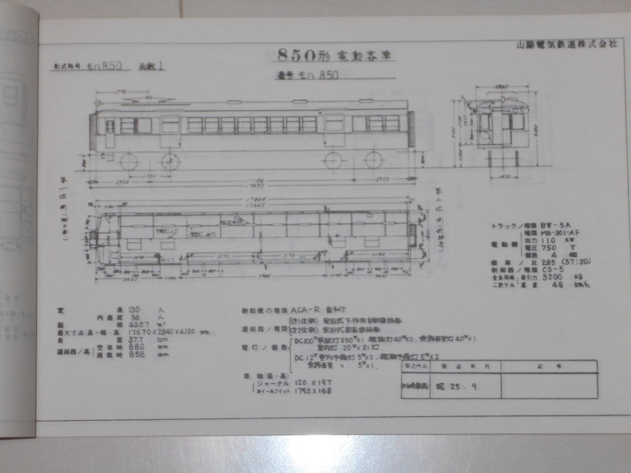 山陽電車 車両形式図集 : 神戸の海と山が好き。