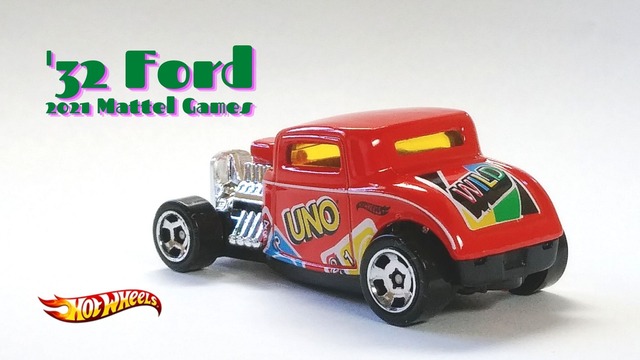 '32 Ford 2021 Mattel Games Red