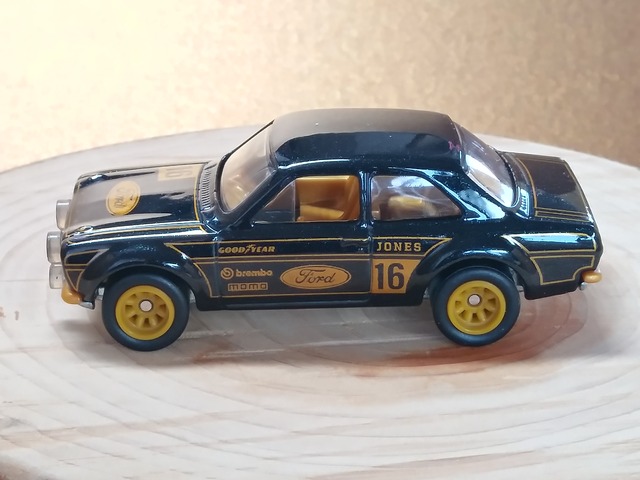 Hot Wheels Car Culture Door Slammers '70 Ford Escort RS1600 5/5, Black