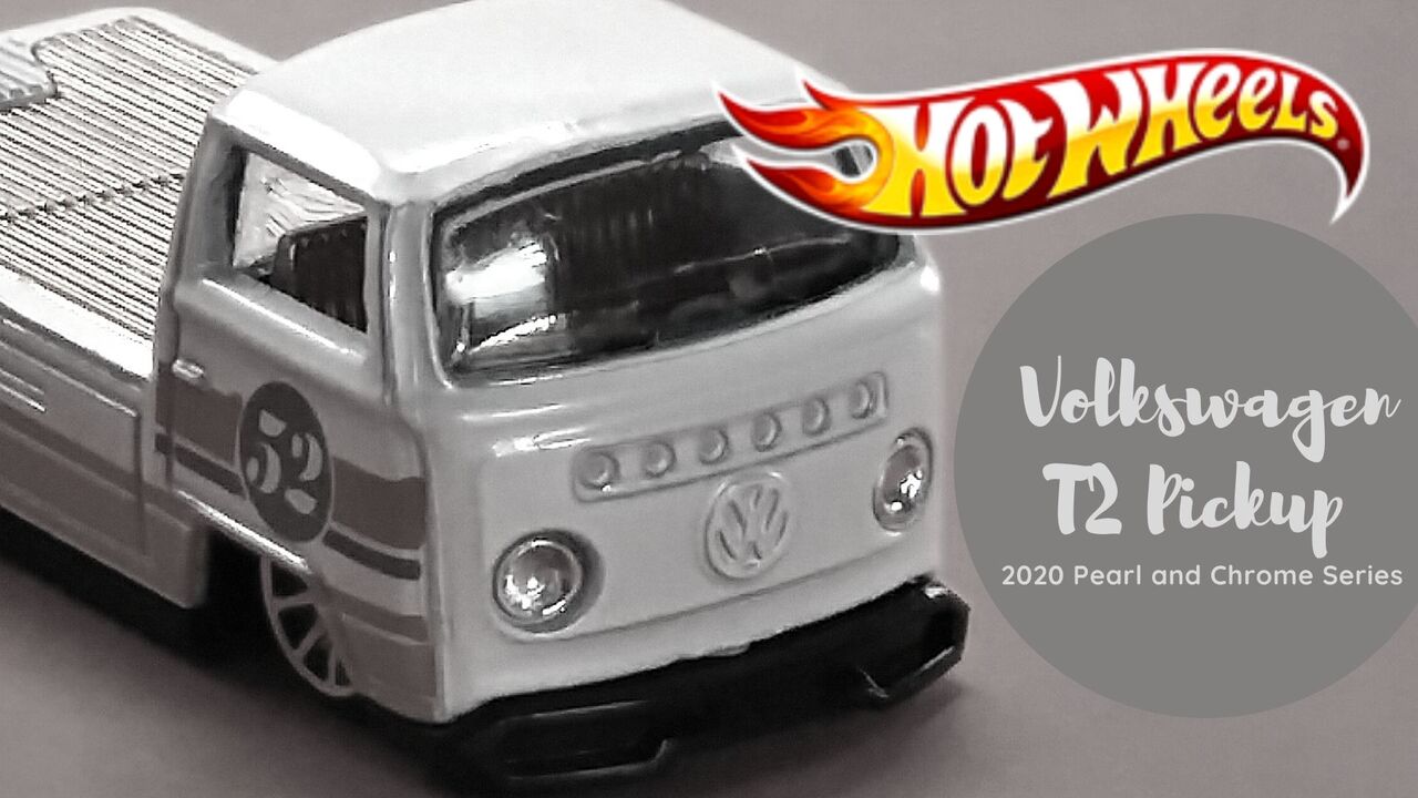 2020 Hot Wheels 52nd Anniversary Pearl and Chrome #6 Volkswagen T2 Pickup- 9 PK