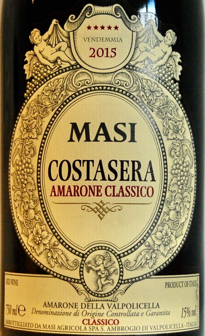 Masi, Costasera Amarone della Valpolicella, 2015 : ワイン