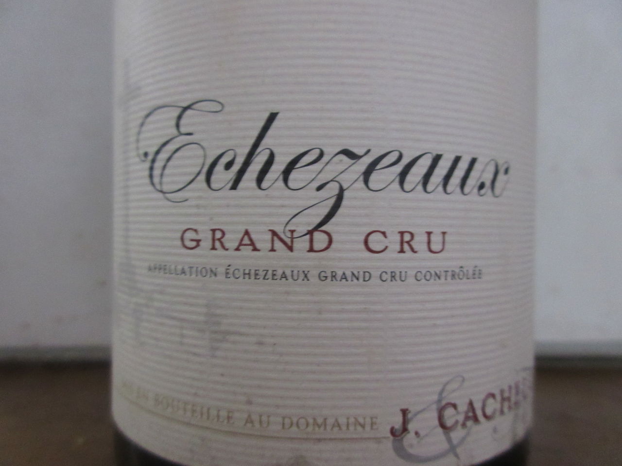 ジャック・カシュー エシェゾー2005 堂々としたもの : くたばるまで