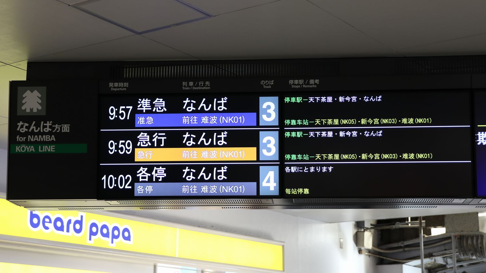 南海高野線 堺東駅 海峡を越えた先には 南海高野線 堺東駅 海峡を越えた先には