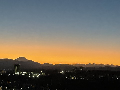 夕日