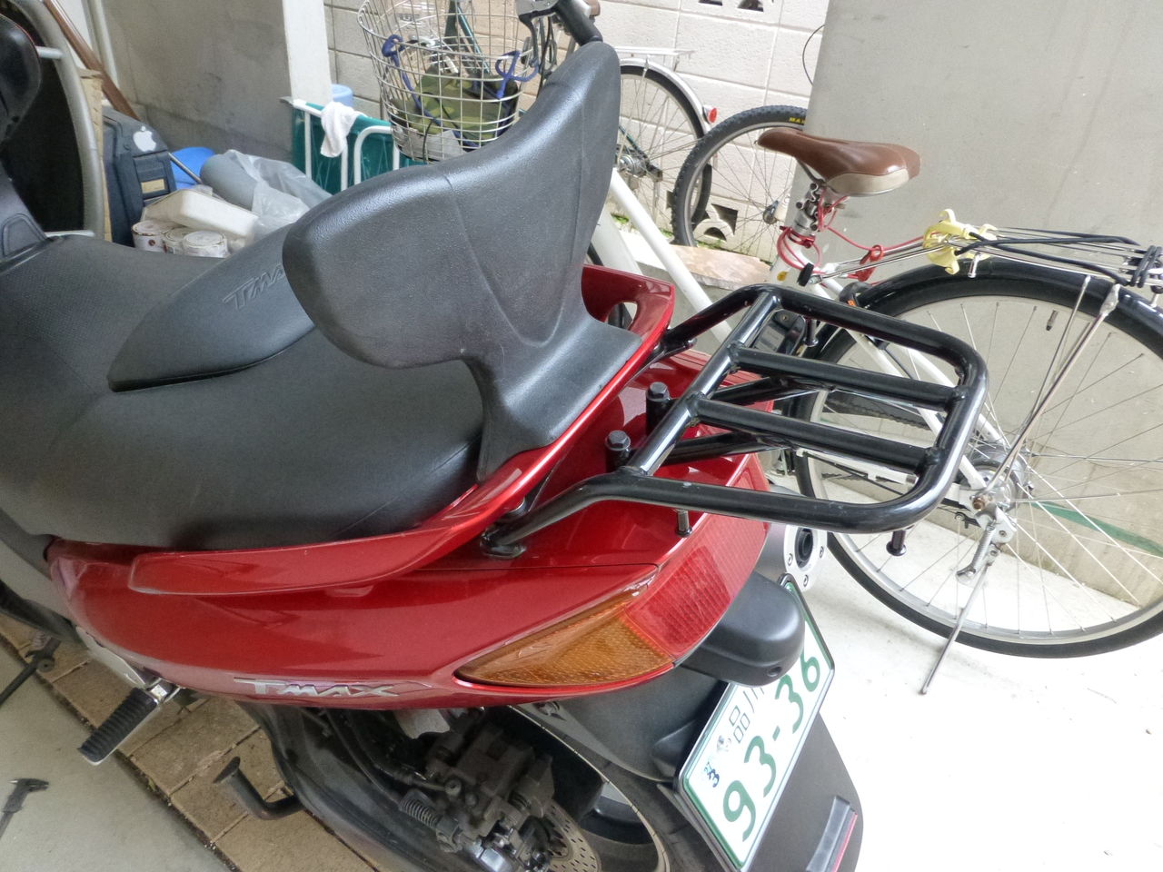 ボックス tmax530 tmax リアキャリア SJ12J T-MAX TMAX 500 530 3型 4