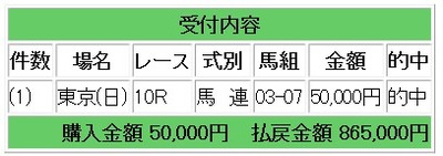 競馬東京１０w-1