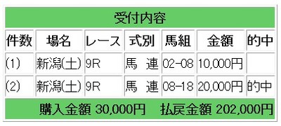 競馬新潟９