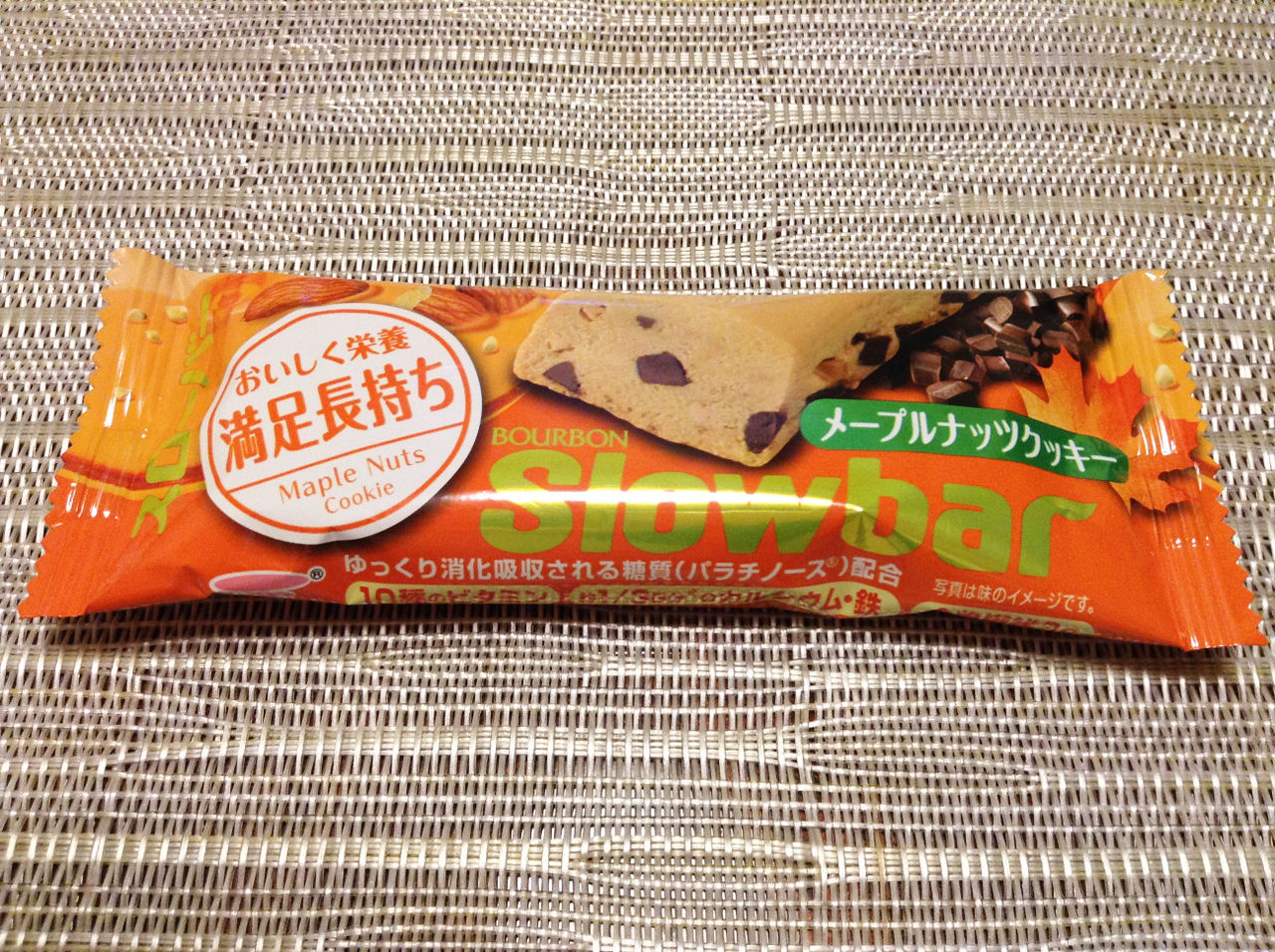 スローバー メープルナッツクッキー ブルボン なんでもおいしく