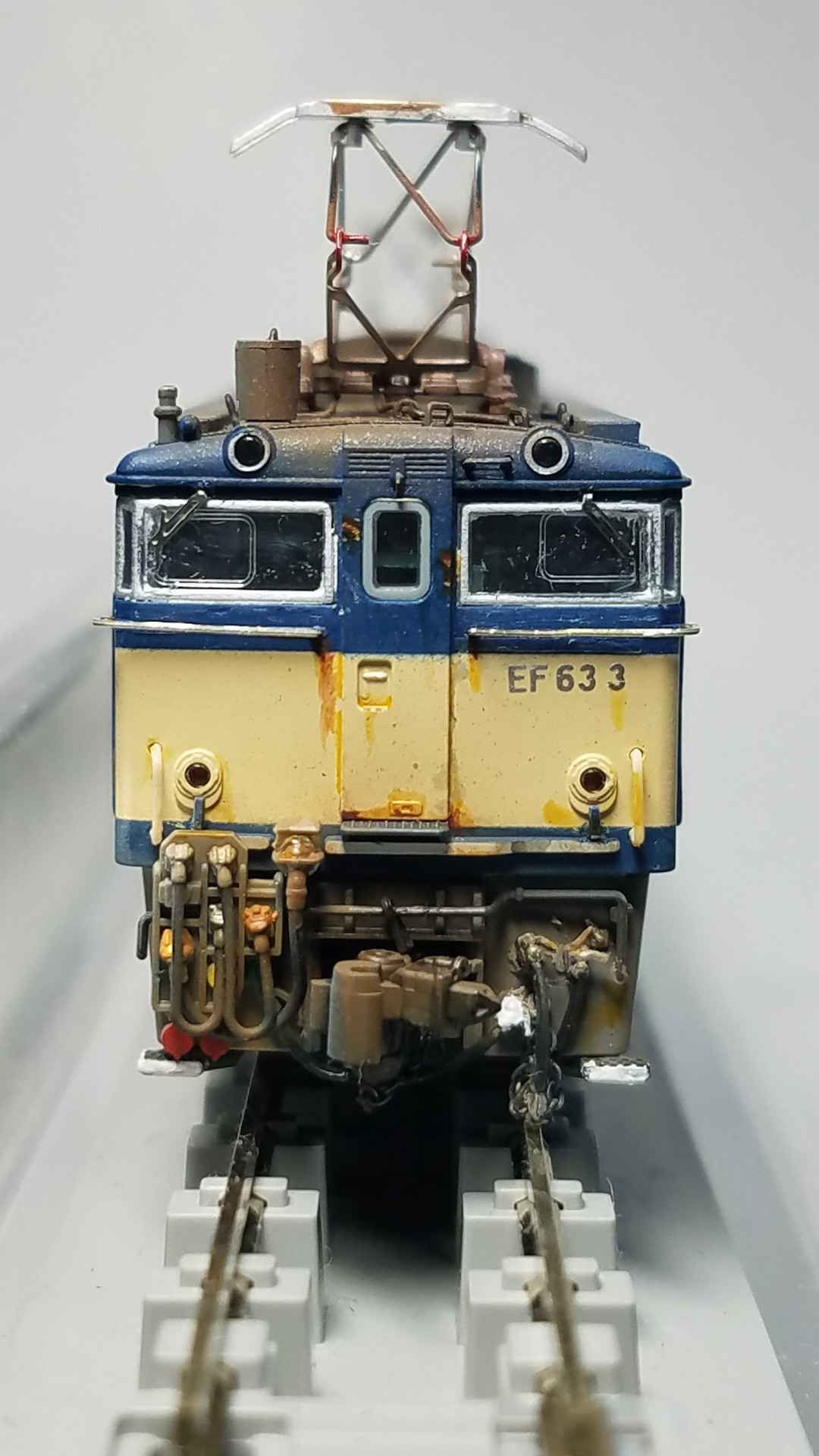 Kato3057-3 EF63 1次形の加工整備 その4完成 : （仮称）東北本線