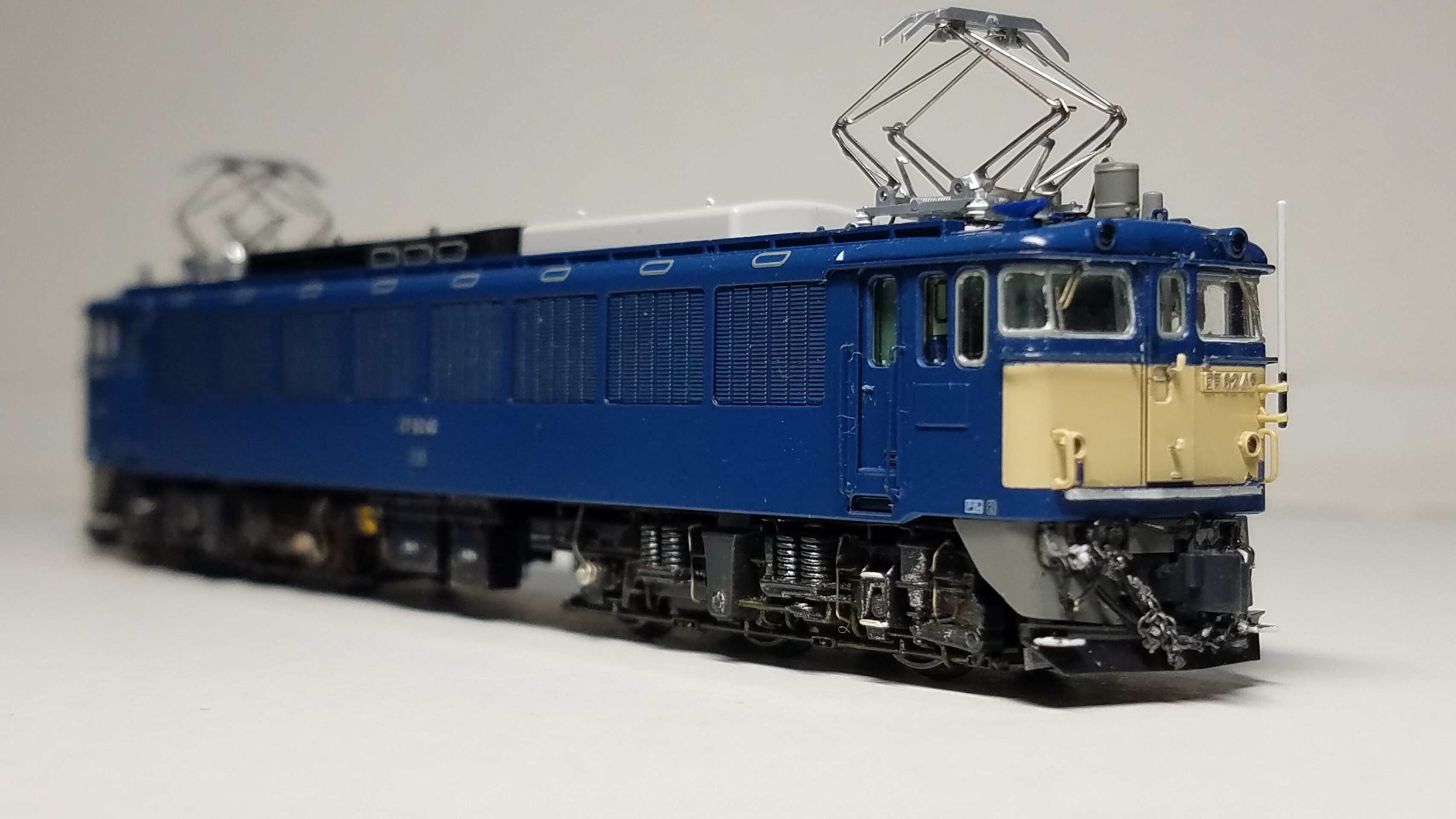 Kato 3058-4 EF62 後期形 JR仕様の追加台車の精密加工整備