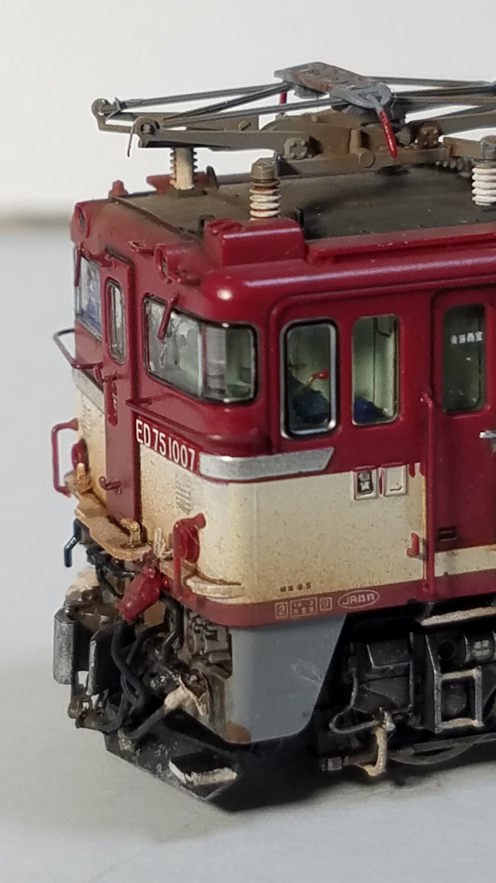 TOMIX 9106 ED75 1000 （前期形・JR貨物更新車）の精密加工整備
