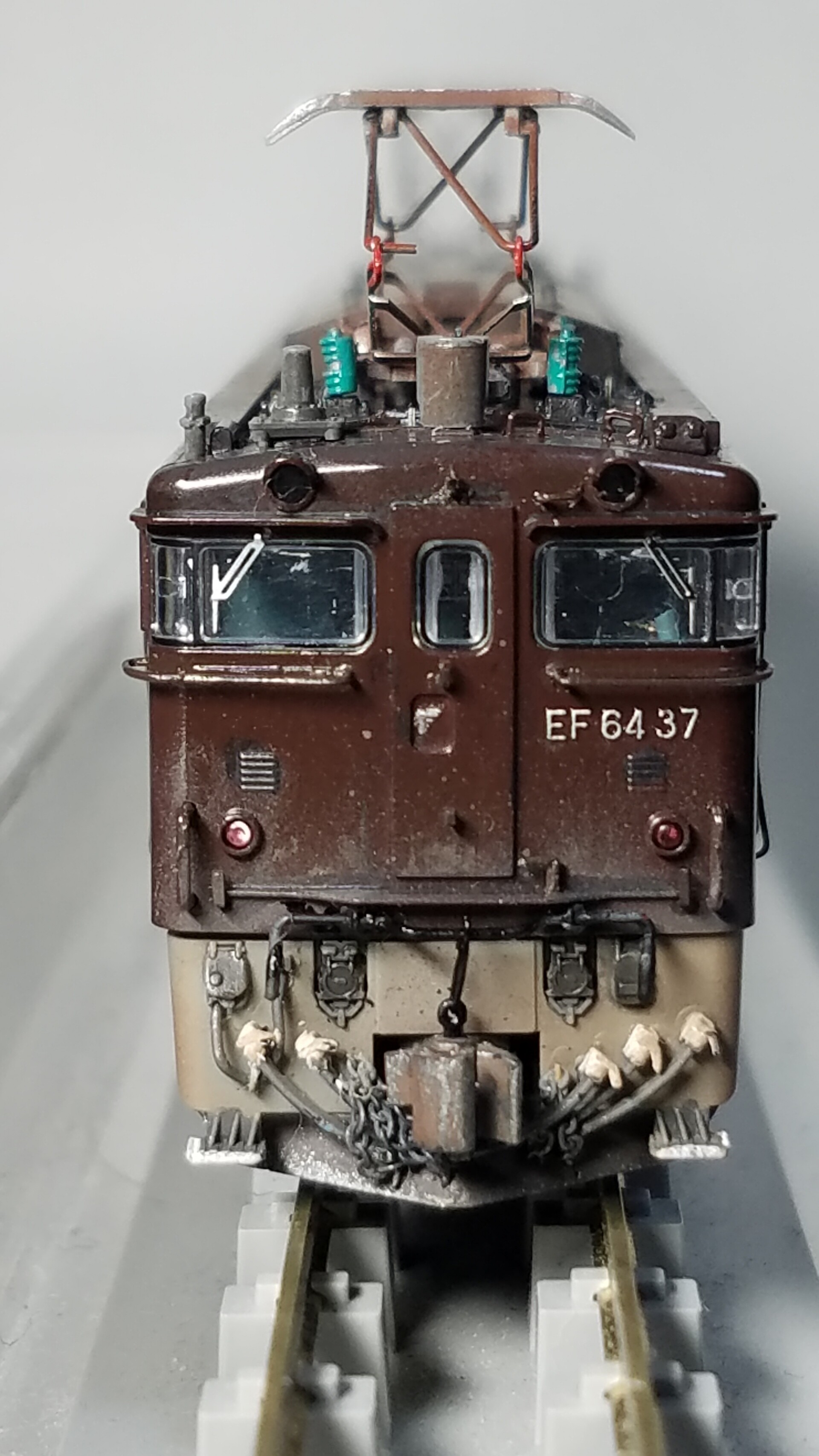 Kato3041-3 EF64 37 茶色の追加加工整備 その④完成 : (仮称 Kato3041-3 EF64 37 茶色の追加加工整備 その④完成 : (仮称