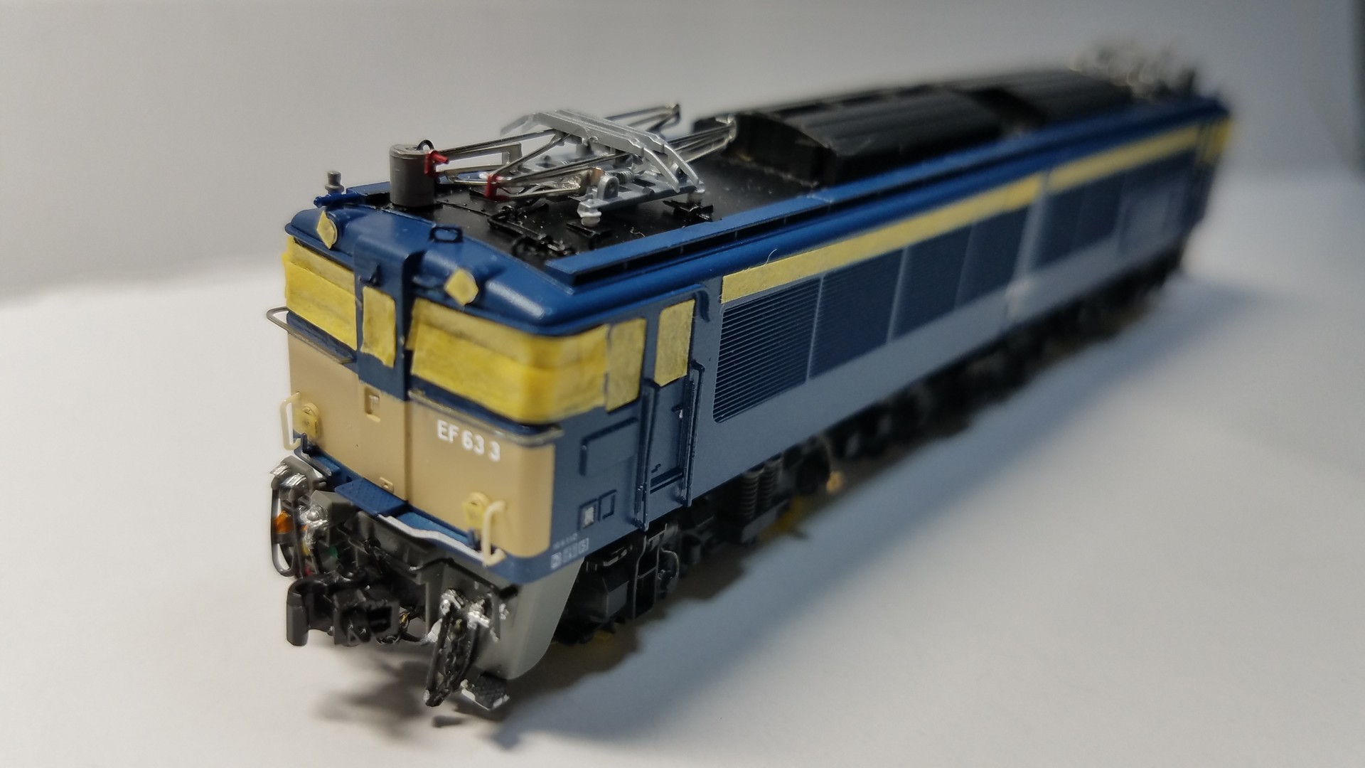 Kato3057-3 EF63 1次形の加工整備 その3 : (仮称)東北本線 岩 Kato3057-3 EF63 1次形の加工整備 その3 : (仮称)東北本線 岩