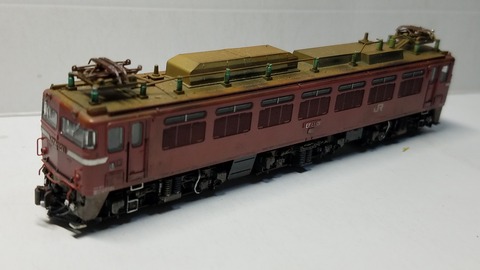 KATO 3066-3 EF81 一般色　敦賀運転派出 EF81 一般色 敦賀運転派出 ローピンが入線です。KATO 3066-3