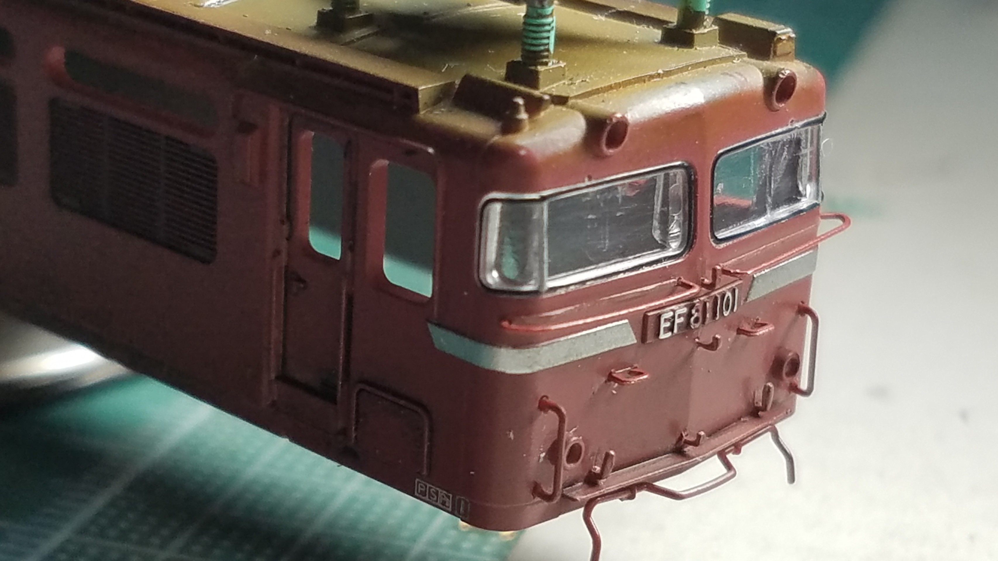 Kato 3066-3 EF81 一般色 敦賀運転派出の追加加工整備 その② : （仮称