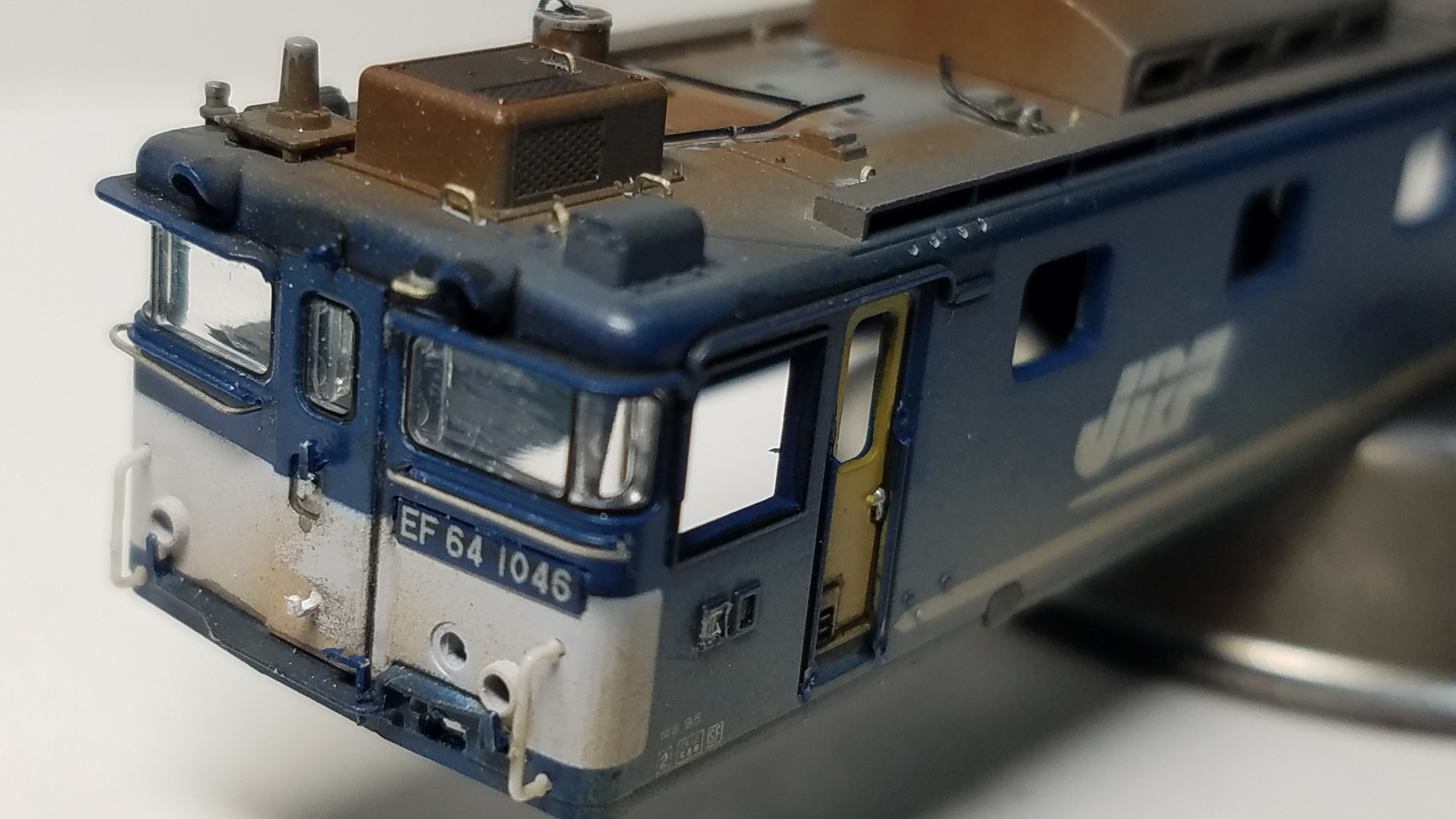 Kato 3023-5 EF64 1000 JR貨物 広島更新色タイプの追加加工整備