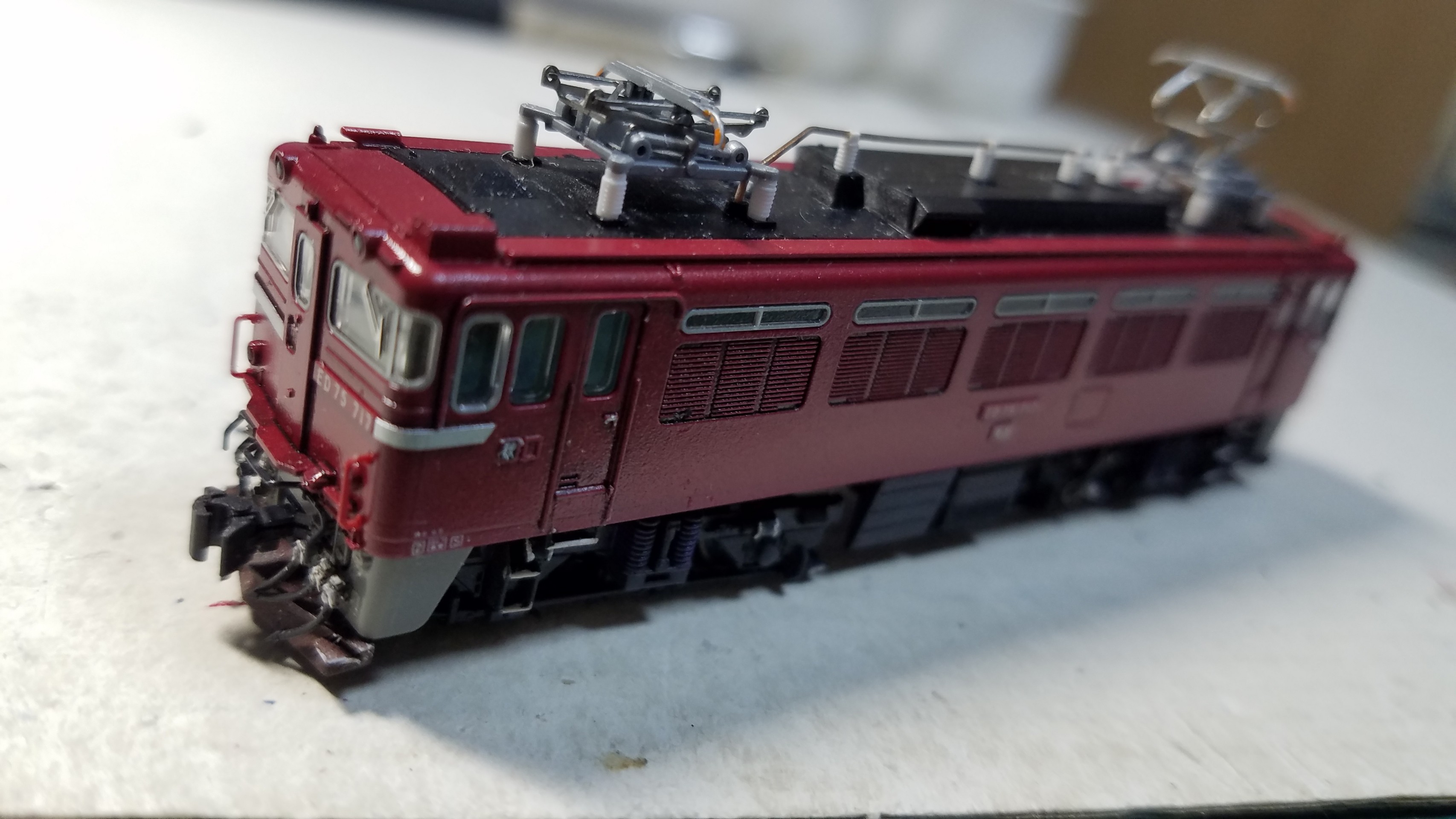 Kato 3075-3 ED75 700 の追加加工整備 その① : (仮称)東北 Kato 3075-3 ED75 700 の追加加工整備 その① : (仮称)東北