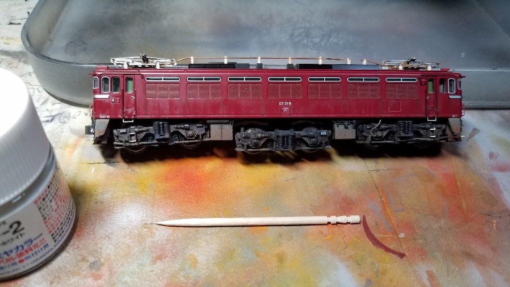 Kato 3079-1 EF71 1次形のウェザリング② : (仮称)東北本線 岩 Kato 3079-1 EF71 1次形のウェザリング② : (仮称)東北本線 岩