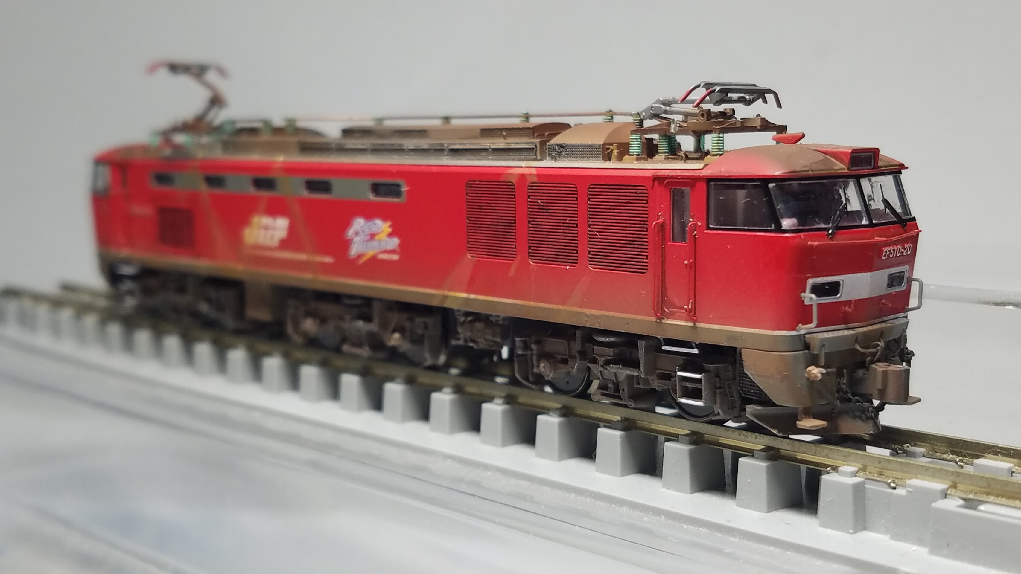 Kato 3059 EF510 0 の加工整備 その④完成 : （仮称）東北本線