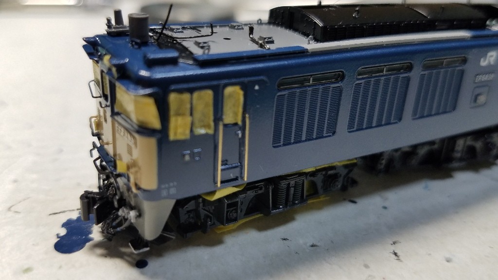 Kato3041 EF64 0番台前期形一般色の加工整備 その3 : （仮称