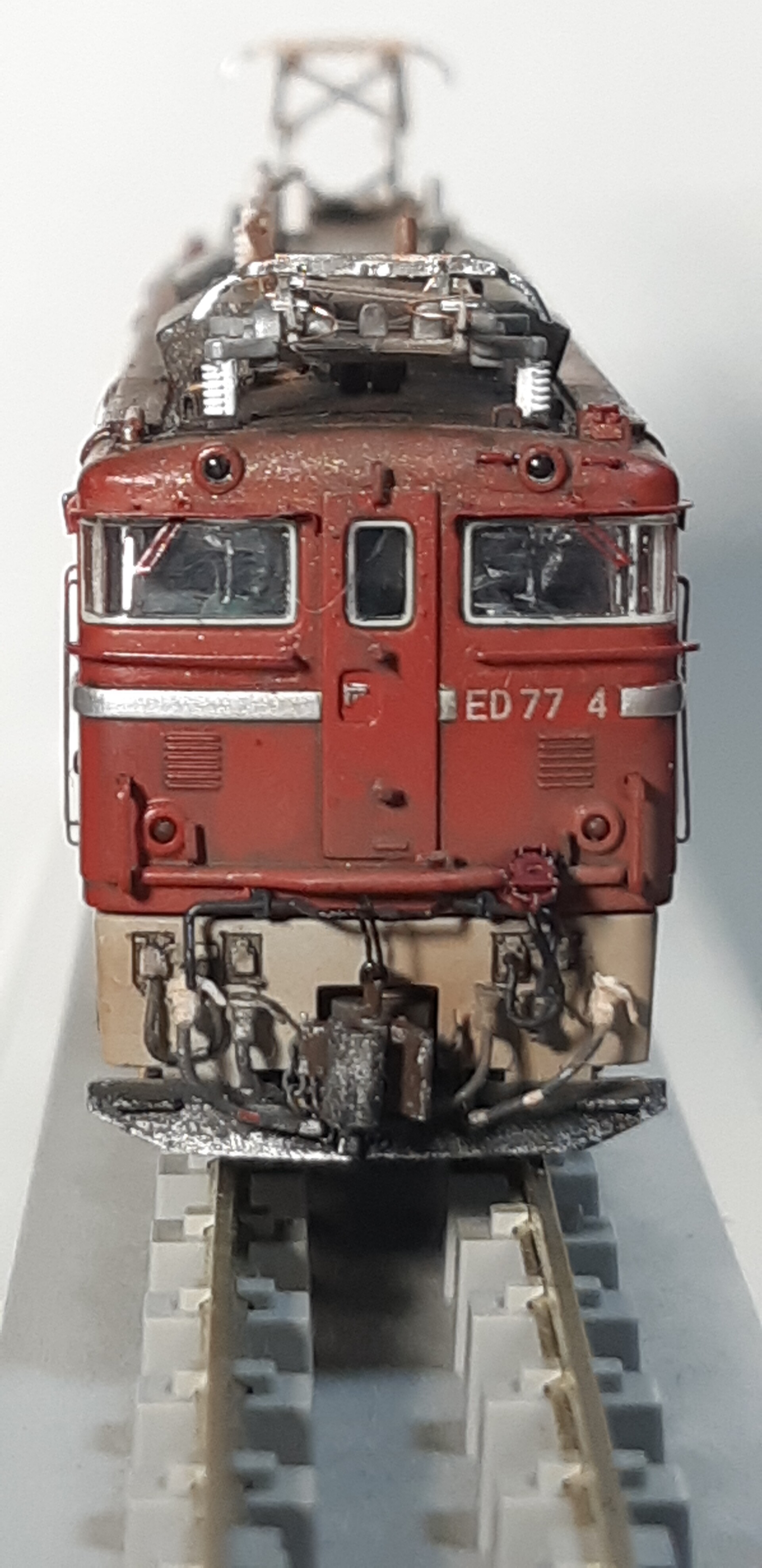 マイクロエース A0185 ED77-14 無線アンテナ付 2機目の精密加工