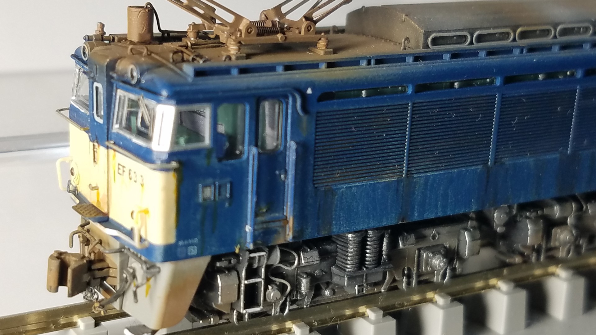Kato3057-3 EF63 1次形の加工整備 その4完成 : （仮称）東北本線