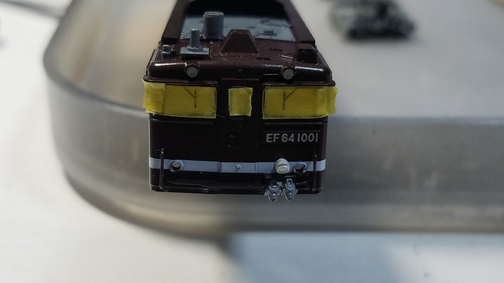 Kato 3023-3 EF64 1001 の加工整備その② : （仮称）東北本線 岩○機関区