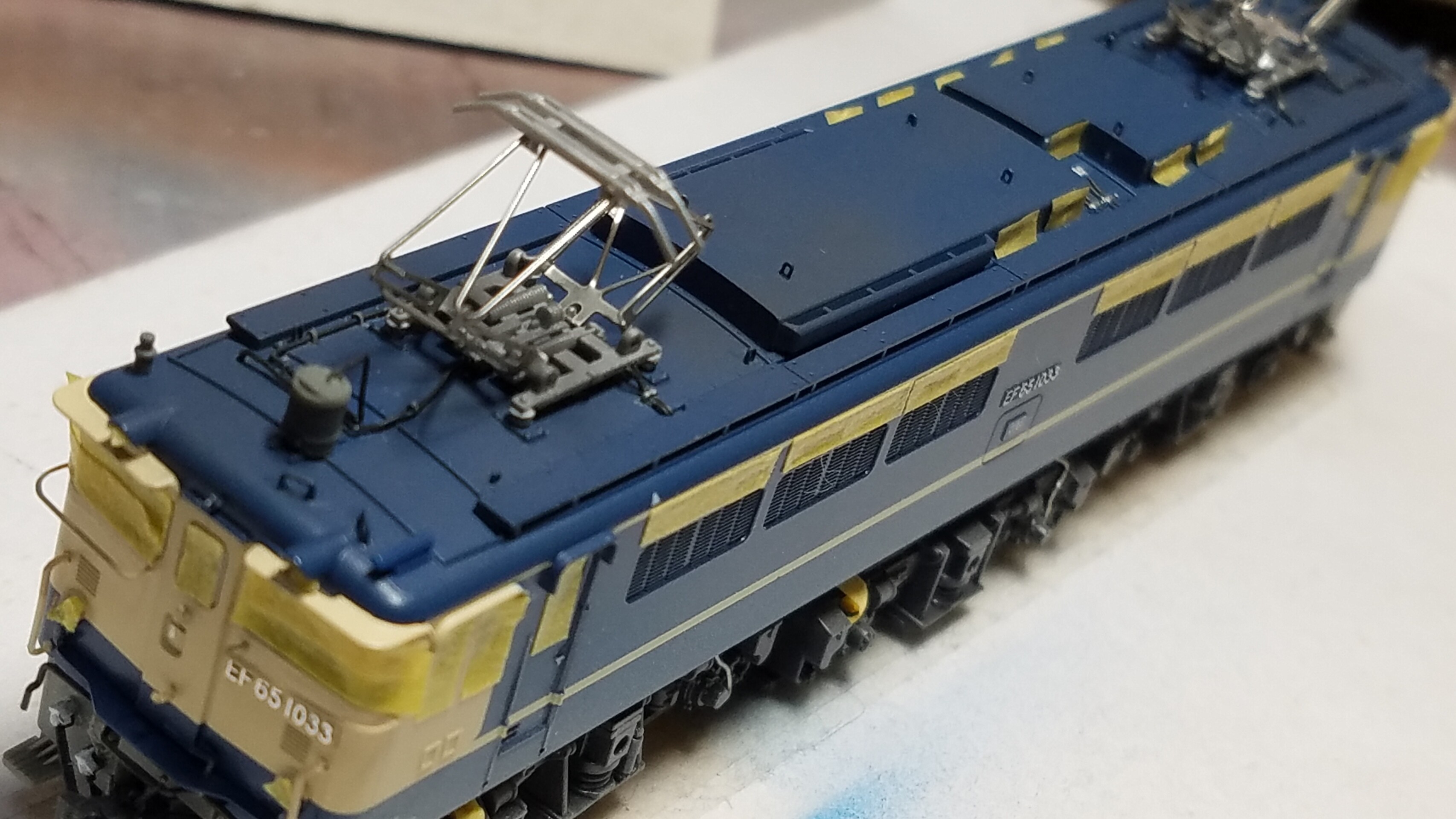Kato 3089-1 EF65 1000 前期形の精密加工整備 その③ : （仮称